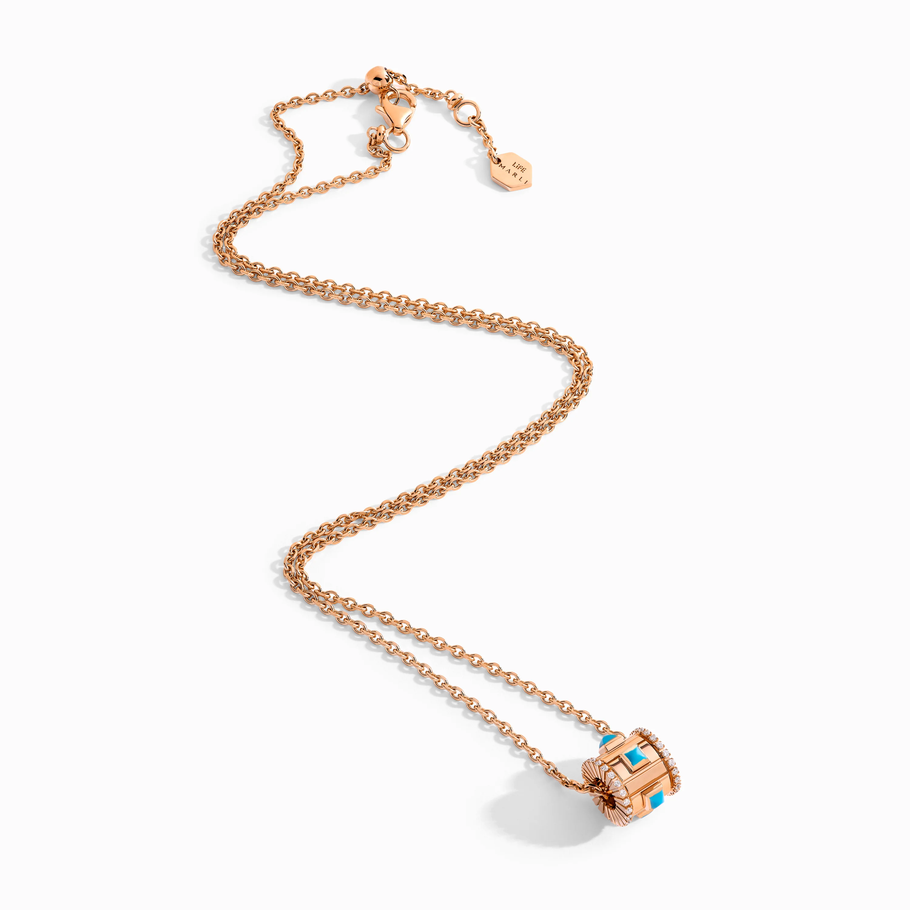LIFE Diamond Spinning Pendant Necklace - Image 3