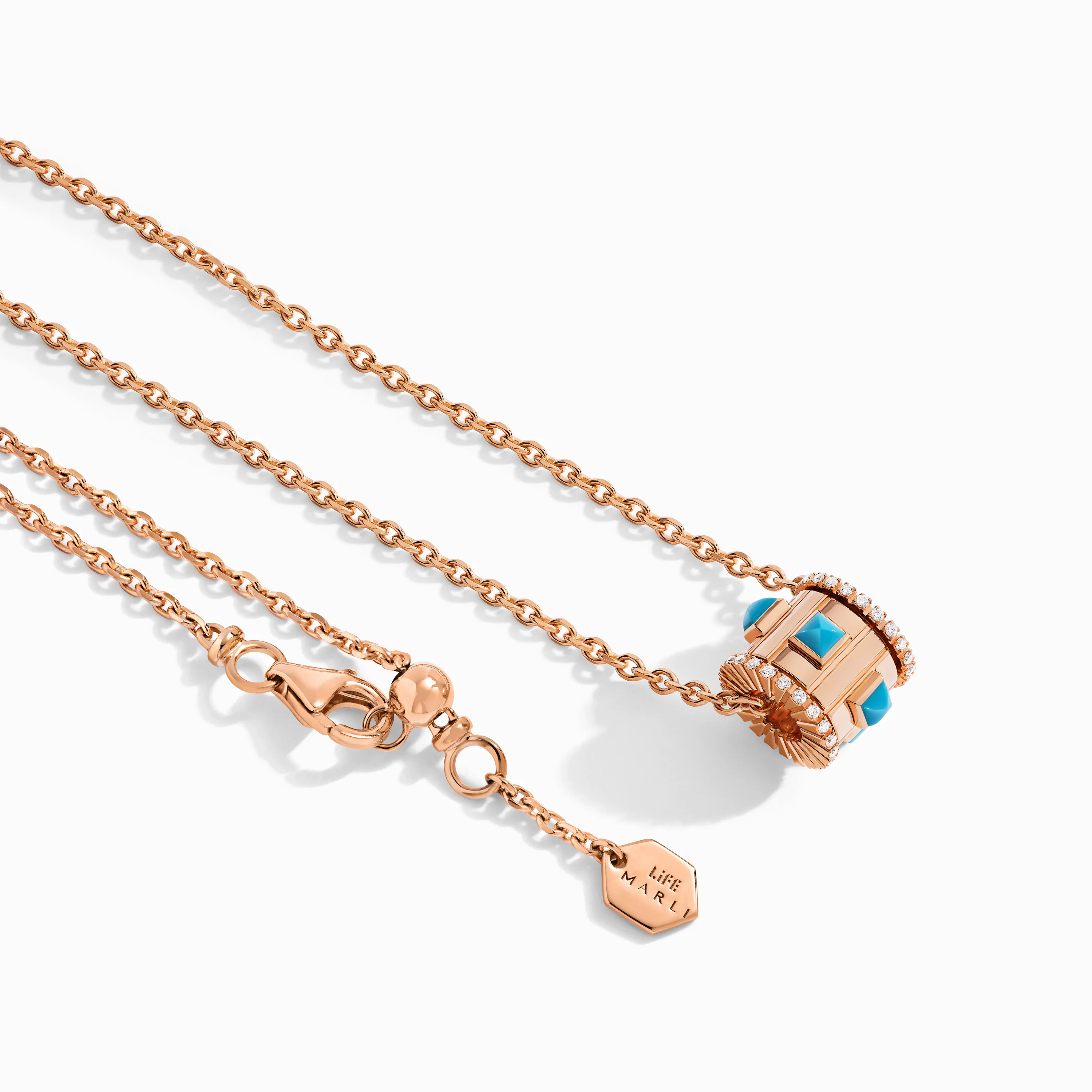 LIFE Diamond Spinning Pendant Necklace - Image 4