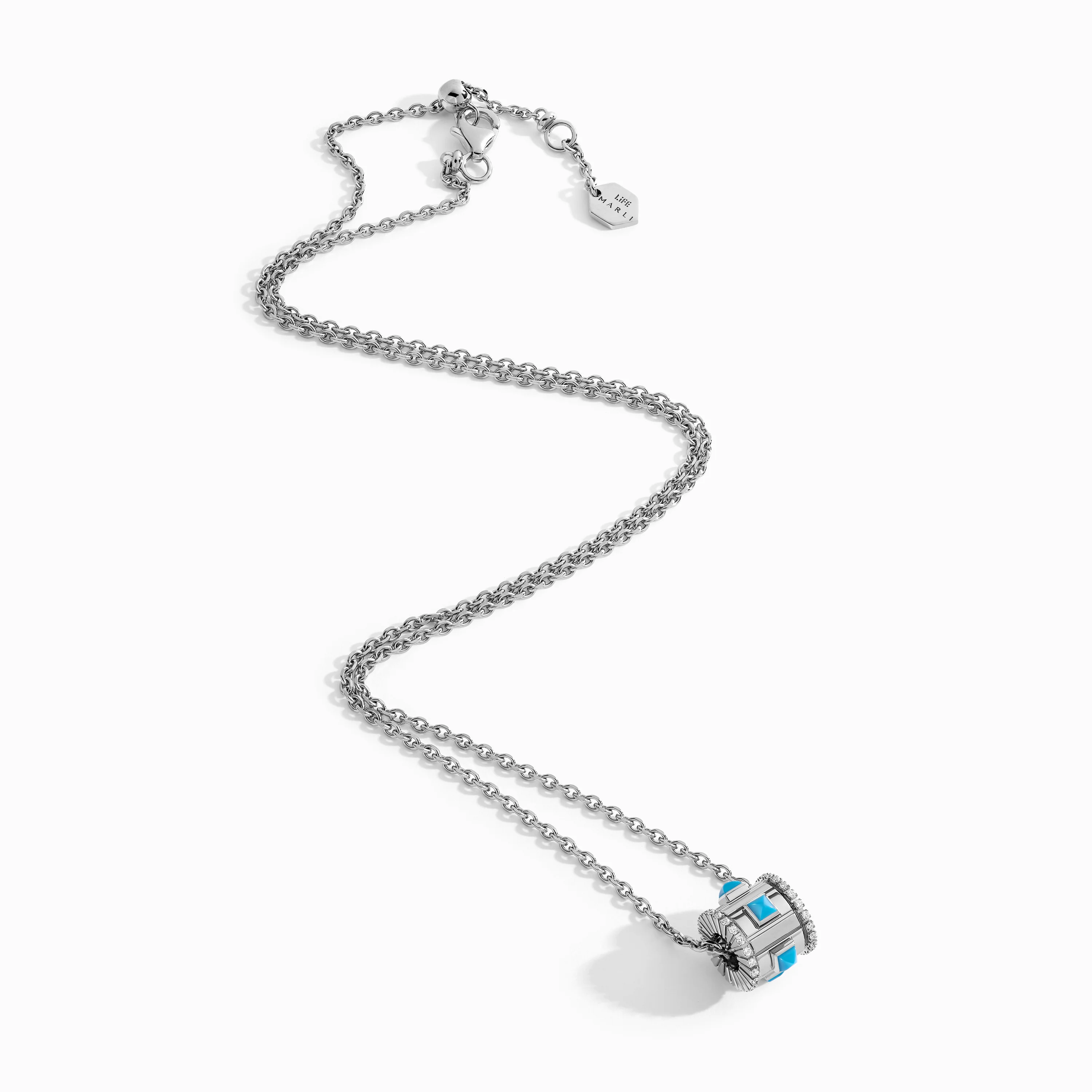 LIFE Diamond Spinning Pendant Necklace - Image 3