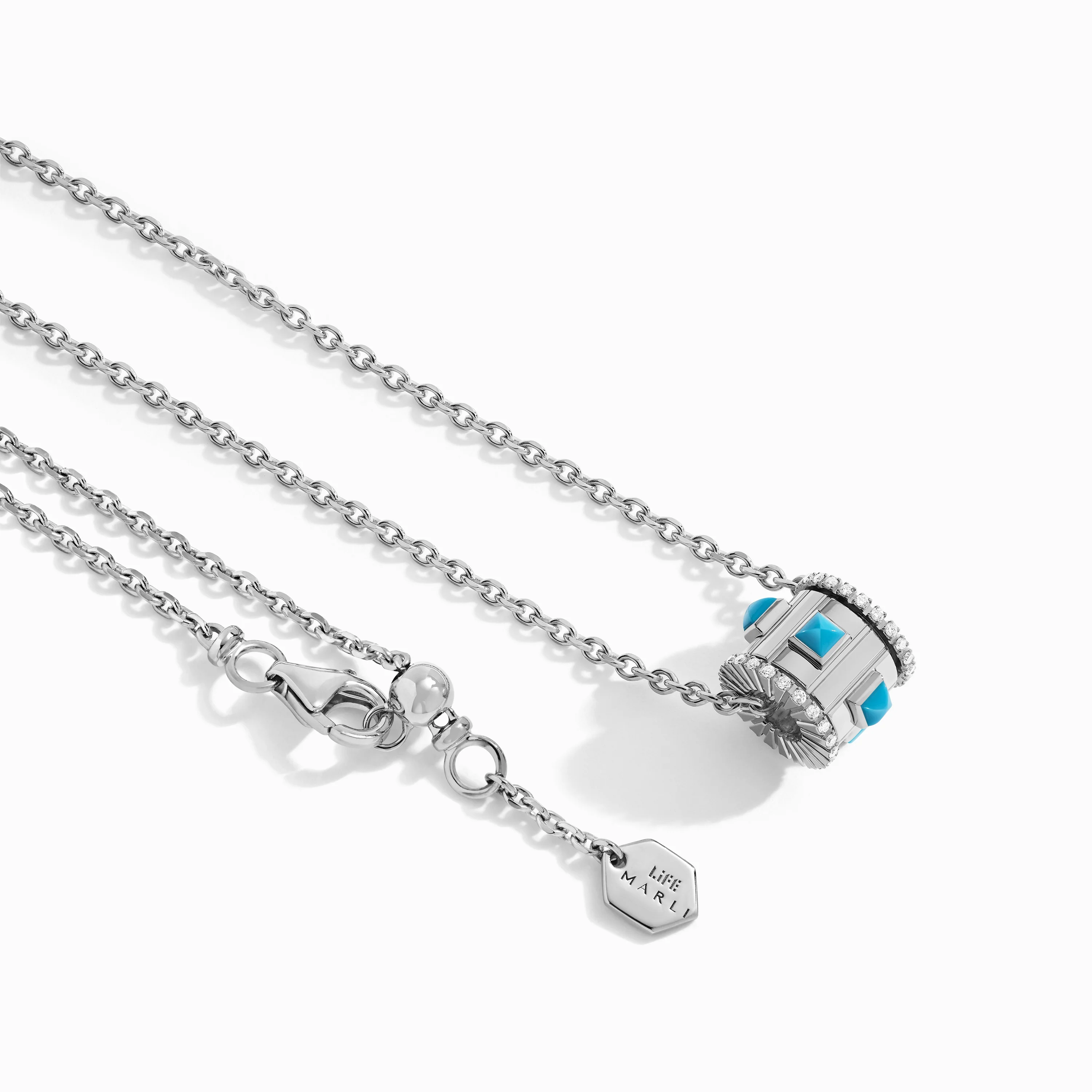 LIFE Diamond Spinning Pendant Necklace - Image 4