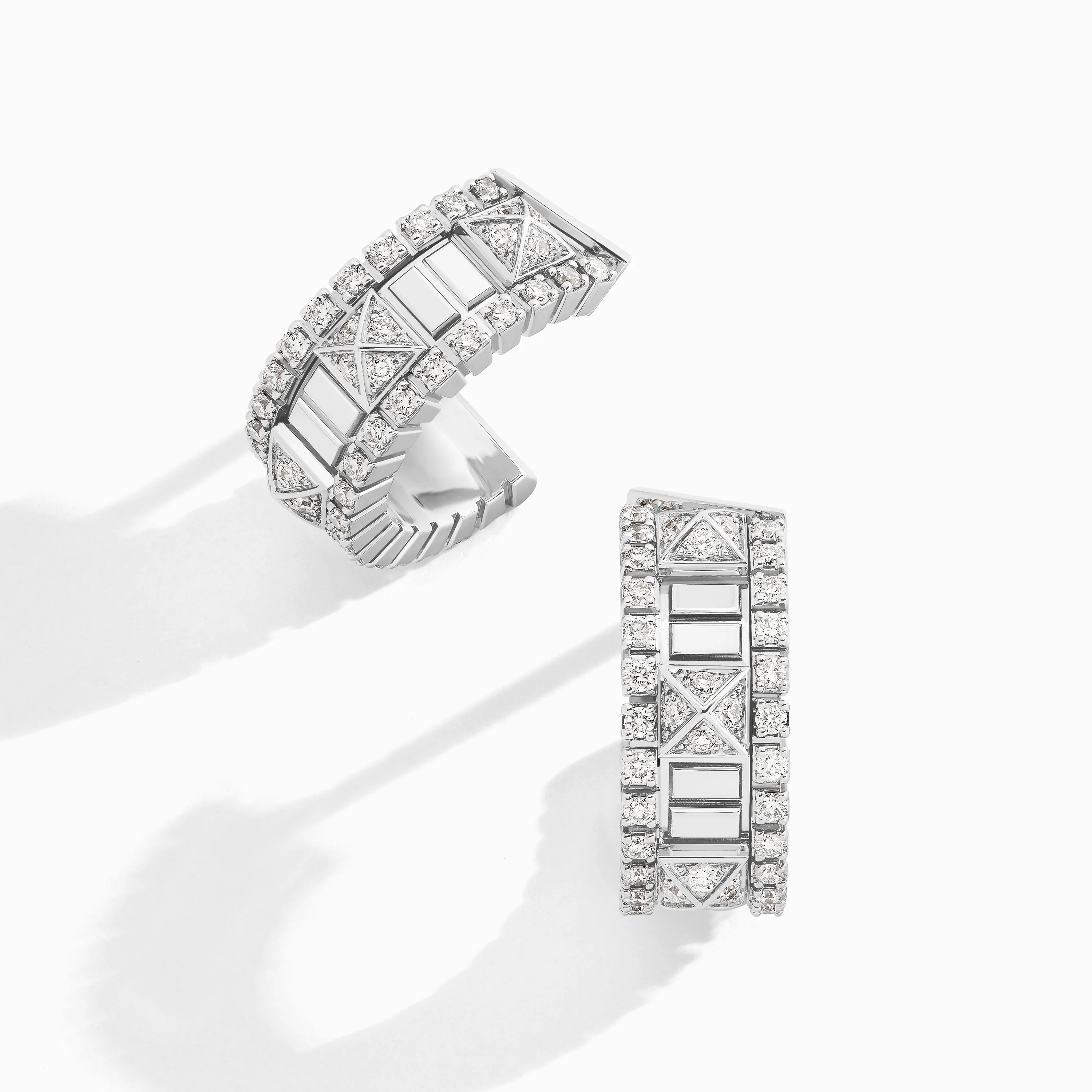 LIFE Full Diamond Mini Hoop Earrings