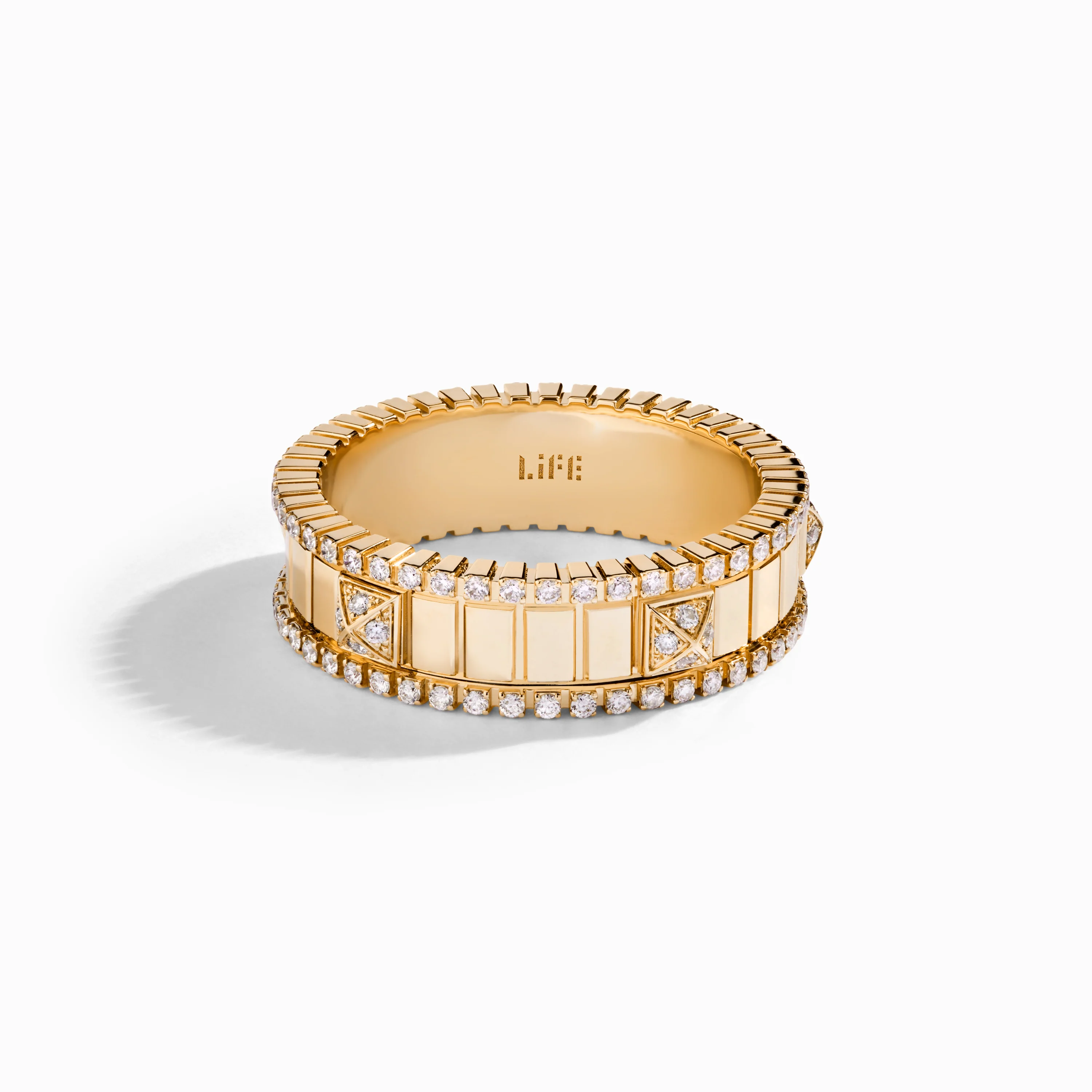 LIFE Full Diamond Spinning Ring - Image 3