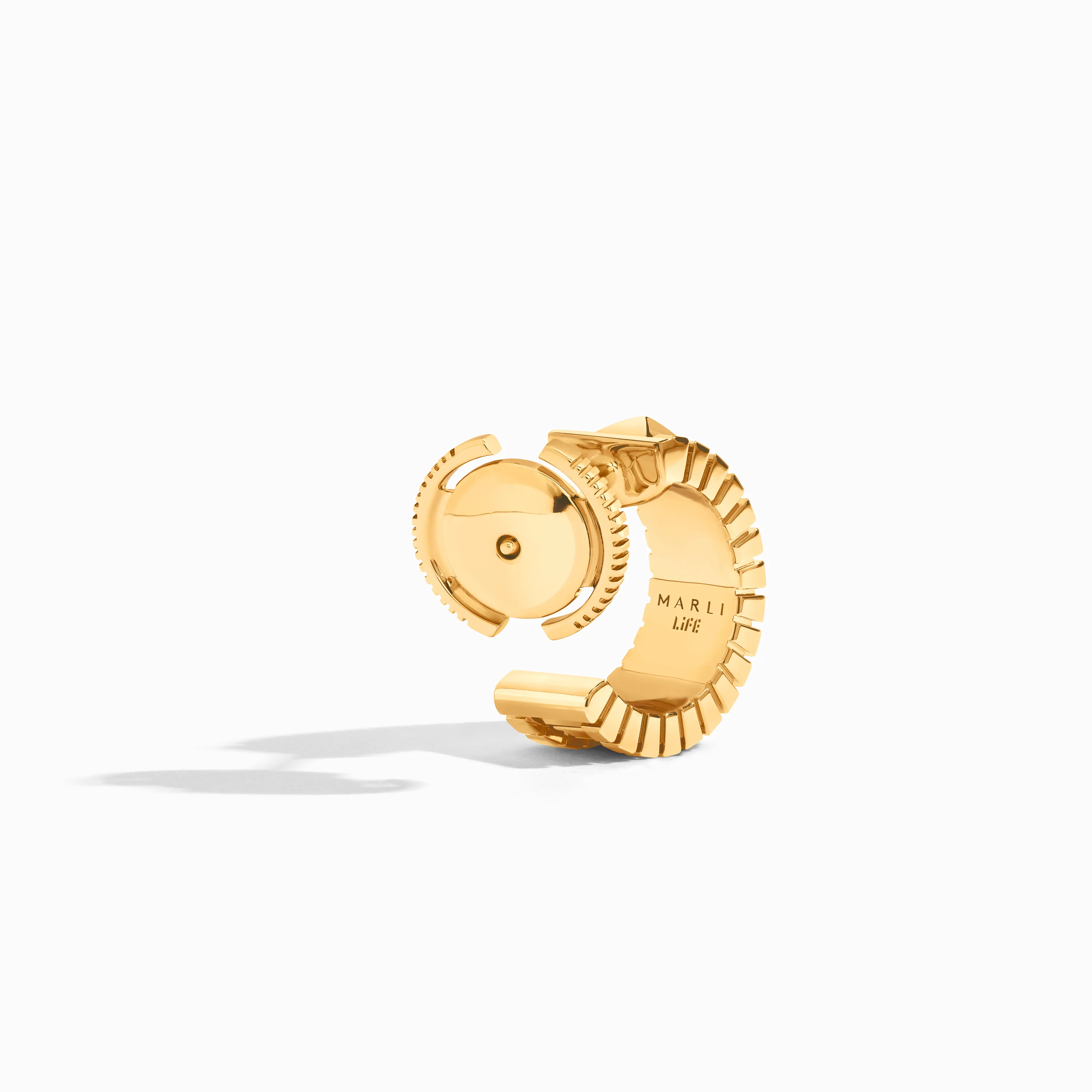 LIFE Gold Mini Hoop Earrings - Image 3