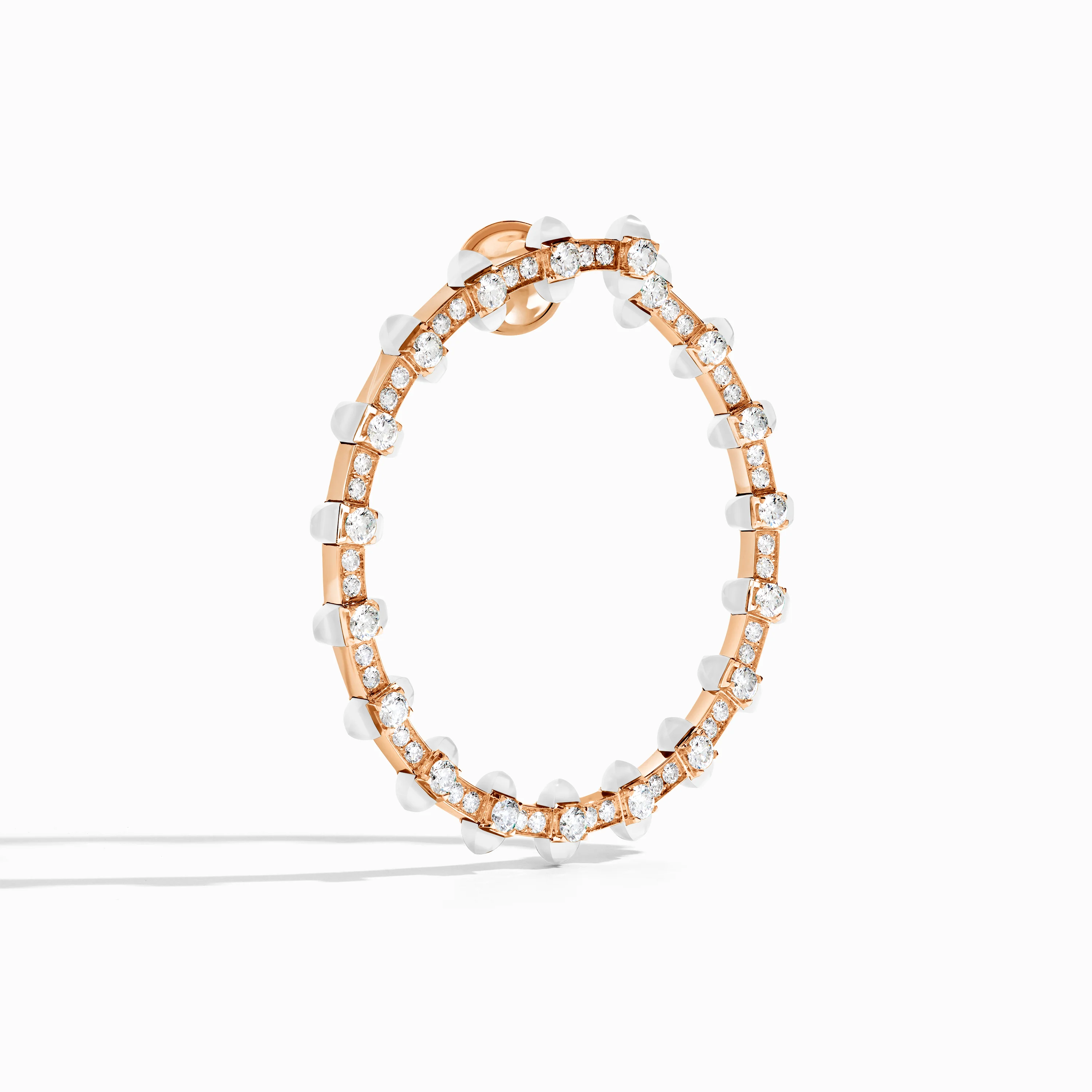 Tip-Top Diamond Halo Earrings - Image 5