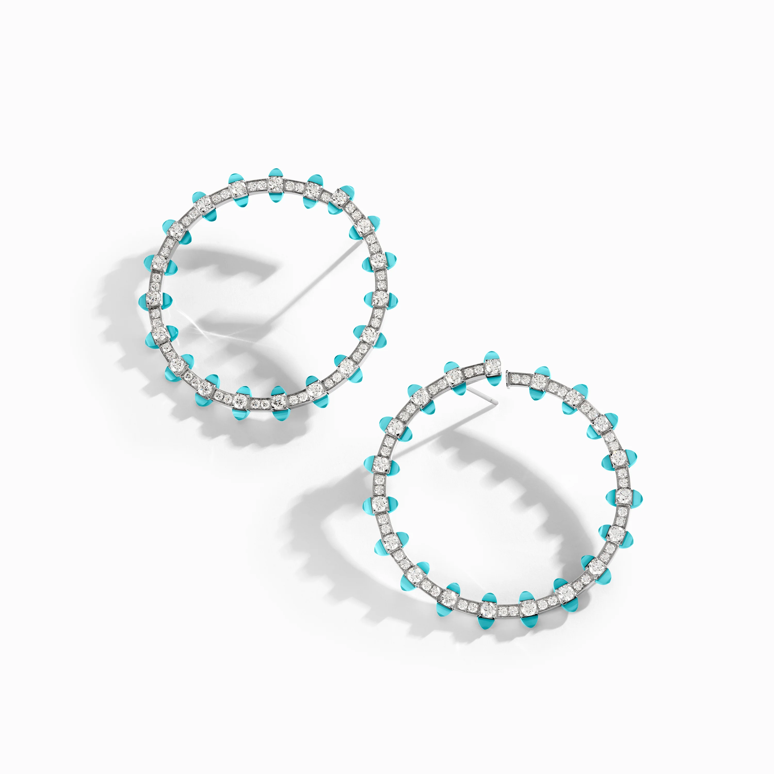 Tip-Top Diamond Halo Earrings - Image 4