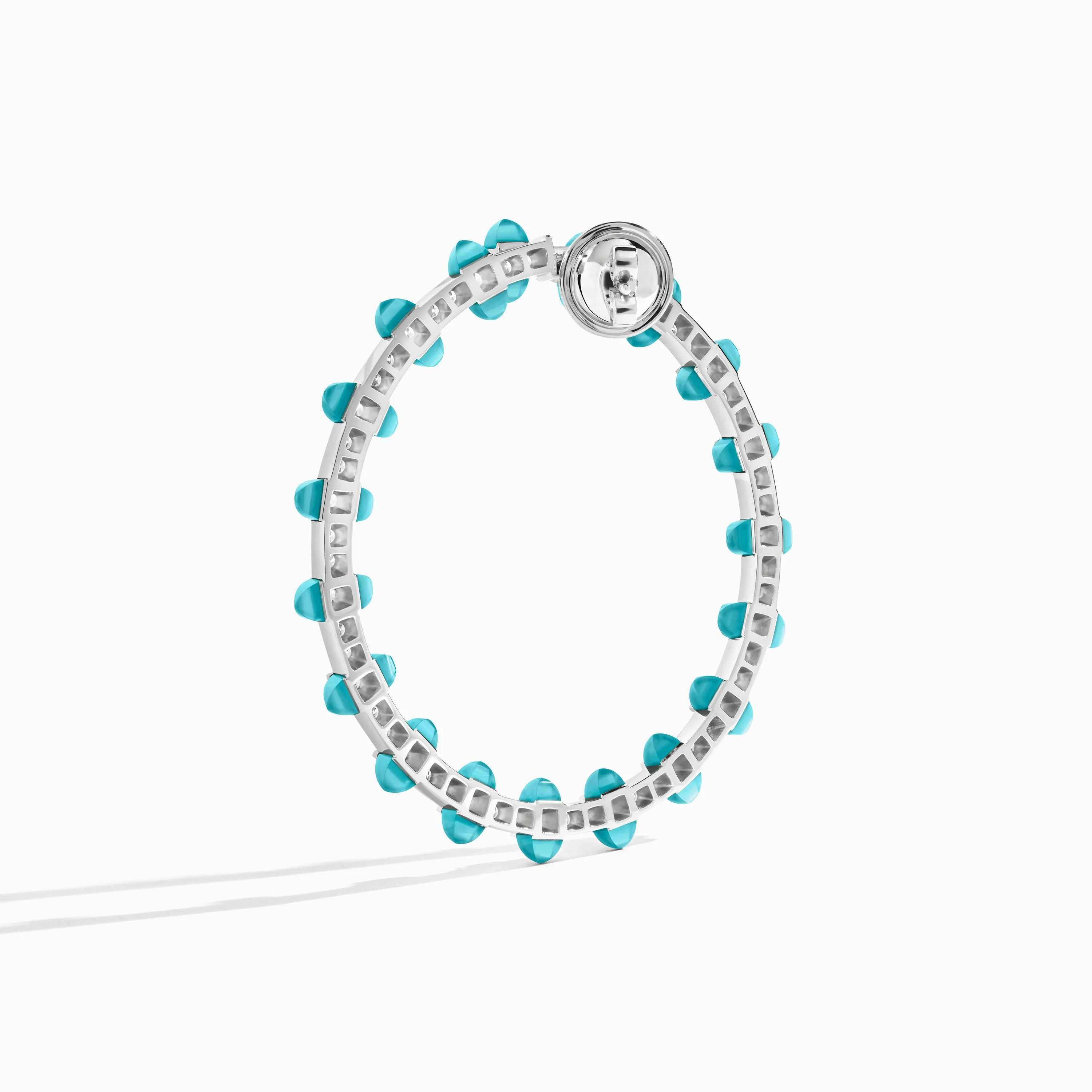 Tip-Top Diamond Halo Earrings - Image 6