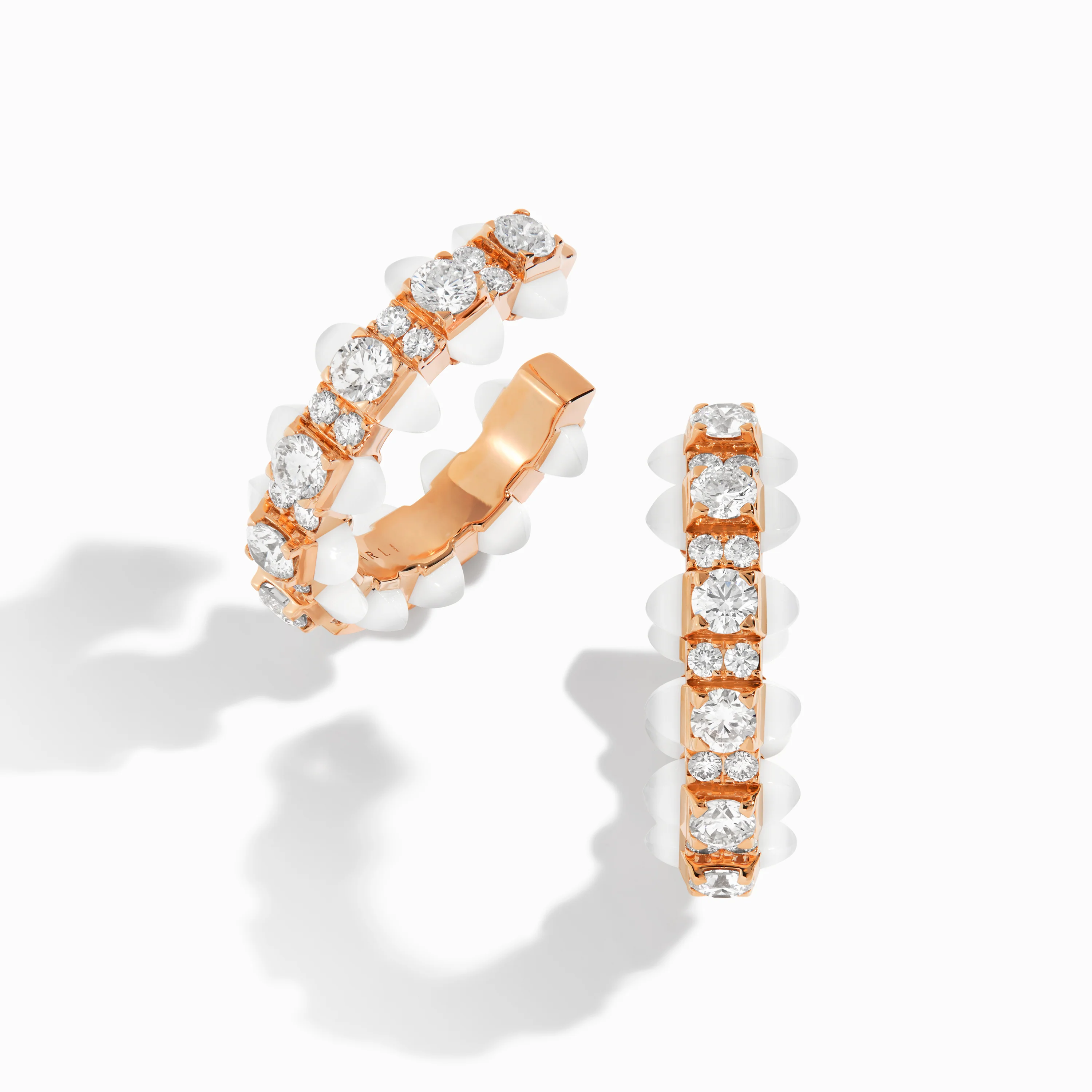 Tip-Top Diamond Small Hoop Earrings - Image 4