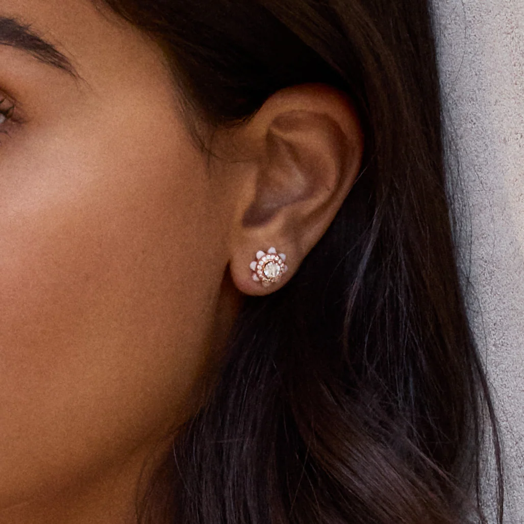 Tip-Top Diamond Stud Earrings - Image 4