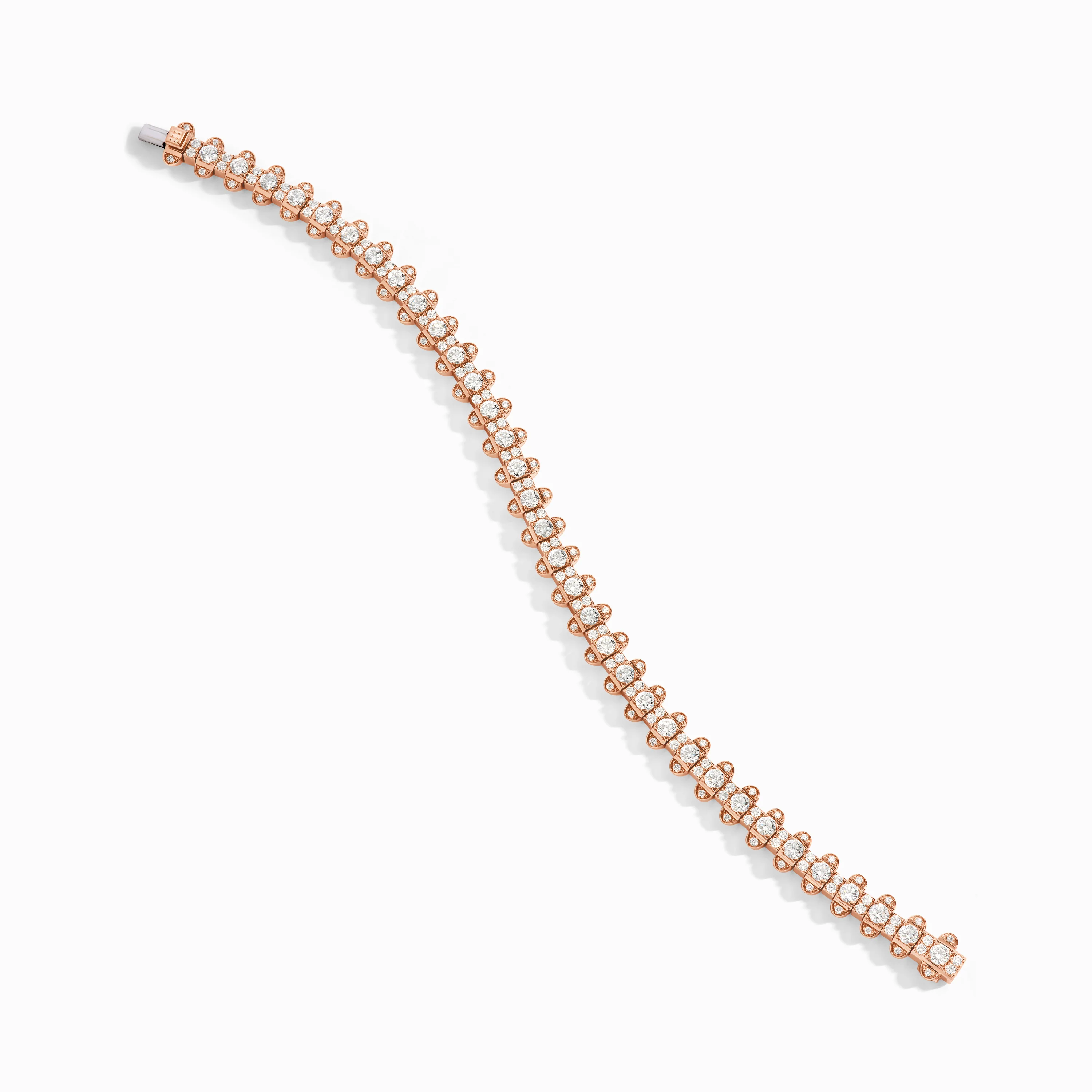 Tip-Top Full Diamond Tennis Bracelet - Image 2