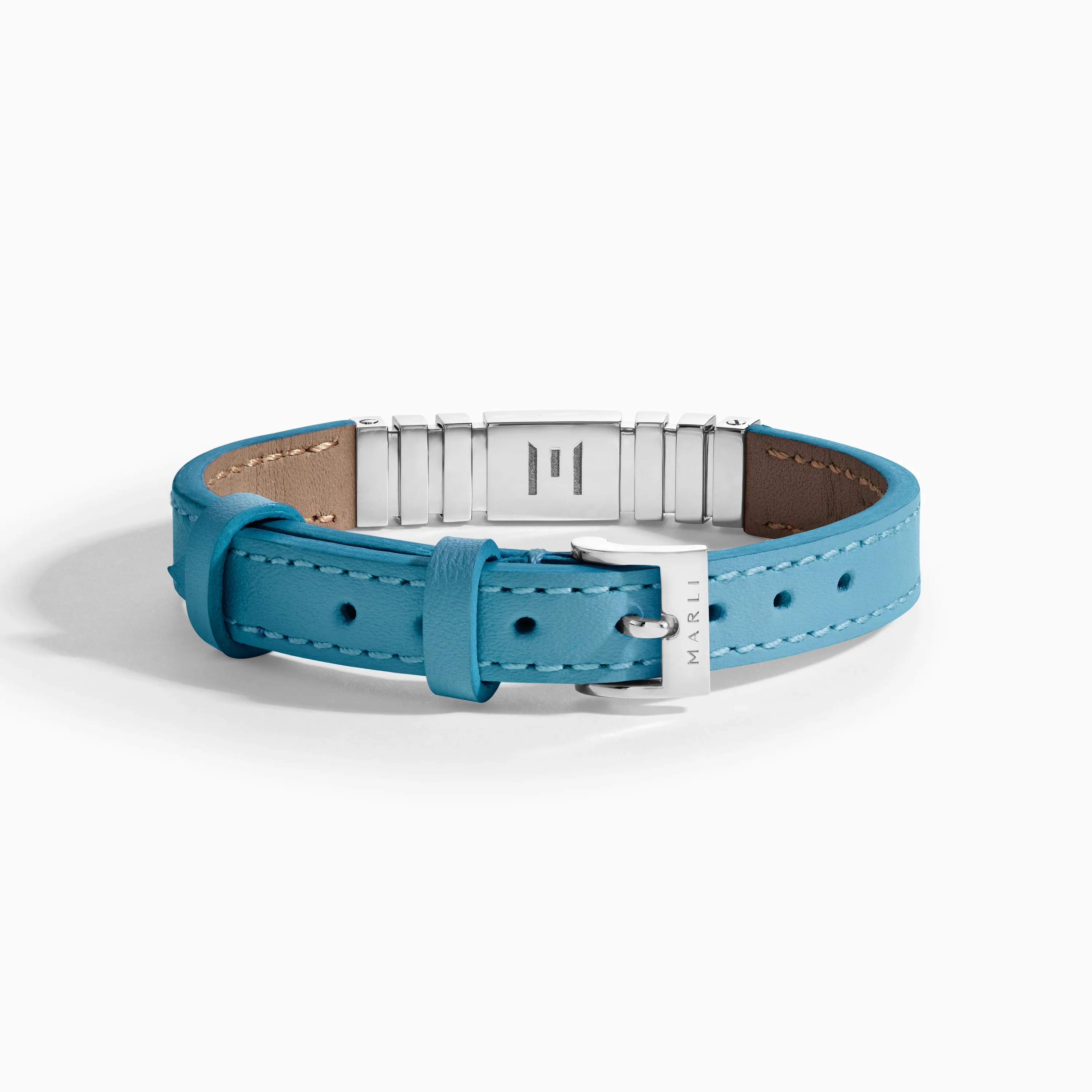 UNII Gold and Pavé Diamond Leather Strap Bracelet - Image 21
