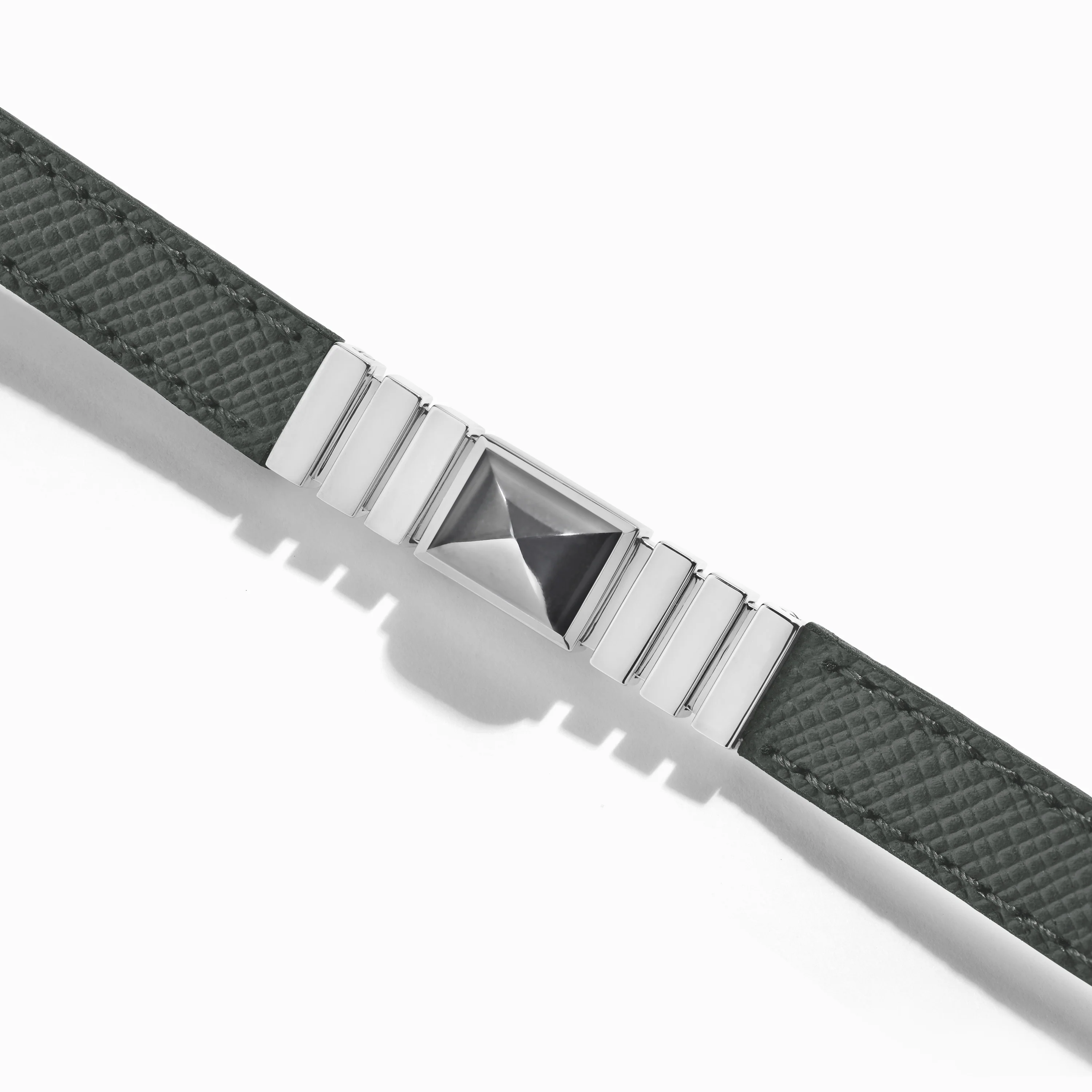 UNII Gold Leather Strap Bracelet - Image 11