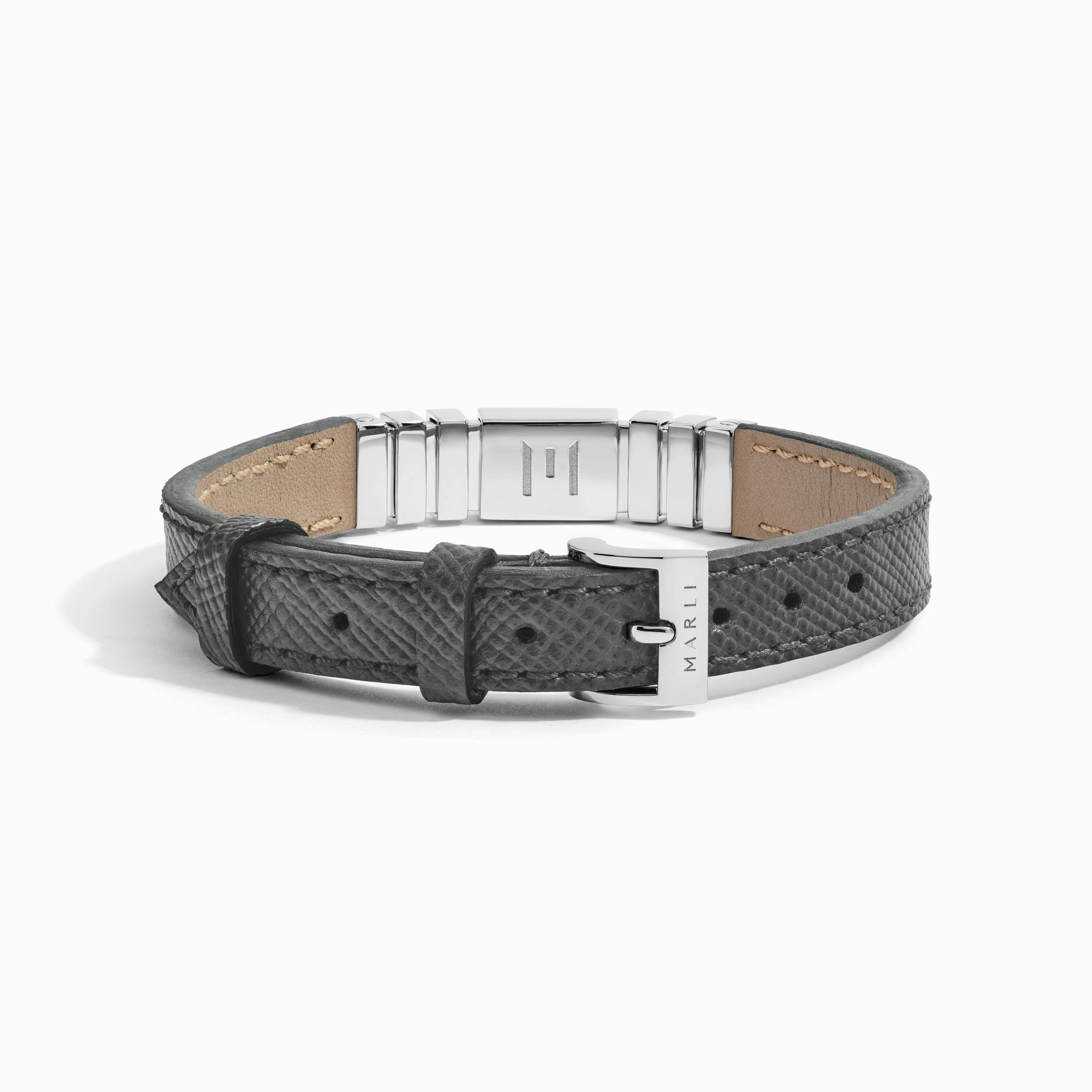 UNII Gold Leather Strap Bracelet - Image 12