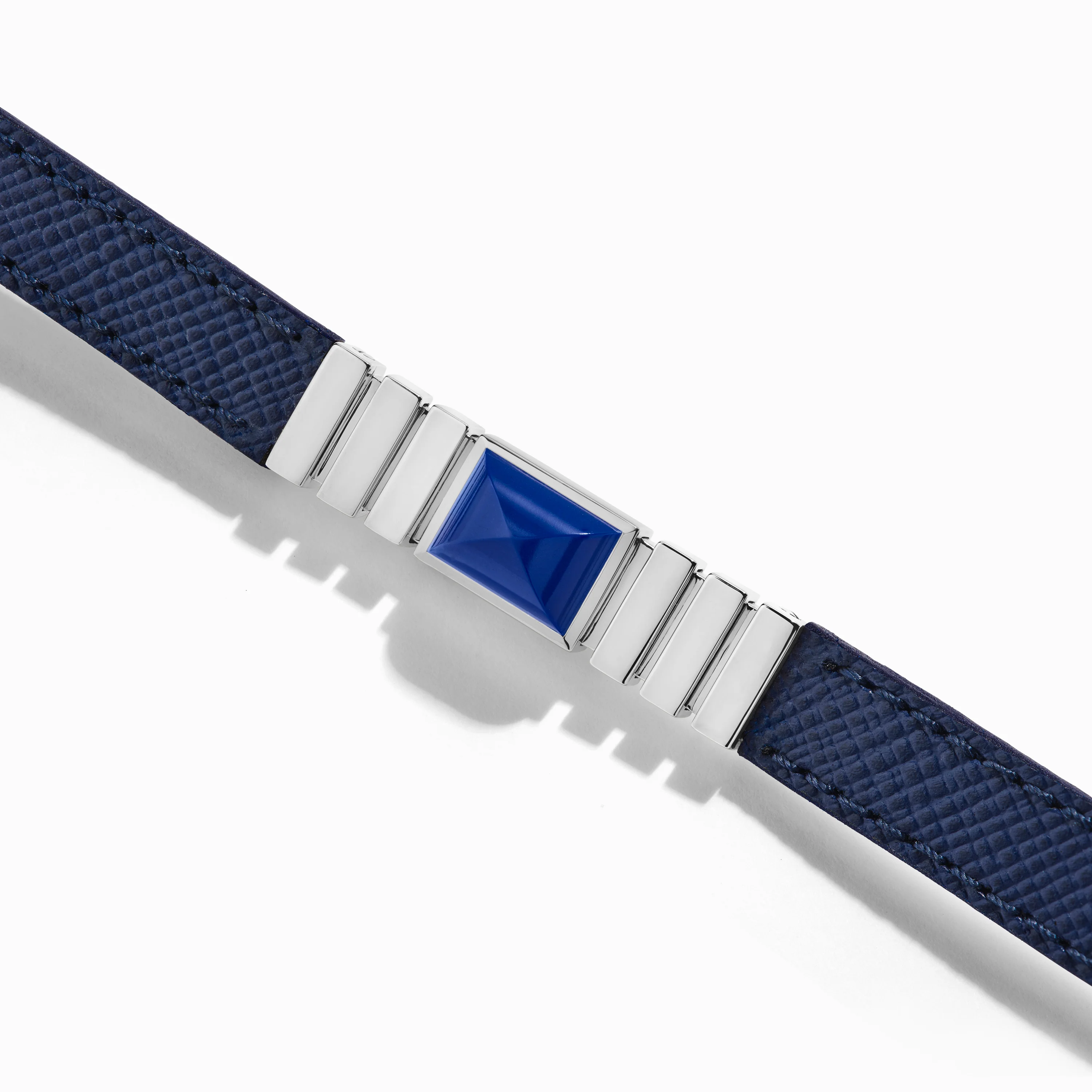 UNII Gold Leather Strap Bracelet - Image 3